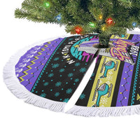 Christmas Party 1988 Nakatomi Plaza Tree Skirt Xmas Holiday Patterns - Wonder Print Shop