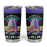 Christmas Party 1988 Nakatomi Plaza Tumbler Cup Xmas Holiday Patterns - Wonder Print Shop