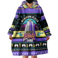 Christmas Party 1988 Nakatomi Plaza Wearable Blanket Hoodie Xmas Holiday Patterns - Wonder Print Shop