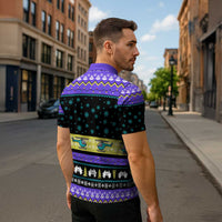 Christmas Party 1988 Nakatomi Plaza Zipper Polo Shirt Xmas Holiday Patterns - Wonder Print Shop