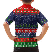 Dead Inside But Jolly Af Christmas Skeleton Family Matching Off The Shoulder Long Sleeve Dress and Hawaiian Shirt Xmas Holiday Patterns - Wonder Print Shop