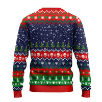 Dead Inside But Jolly Af Christmas Skeleton Ugly Christmas Sweater Xmas Holiday Patterns - Wonder Print Shop