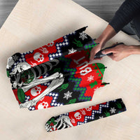 Dead Inside But Jolly Af Christmas Skeleton Umbrella Xmas Holiday Patterns - Wonder Print Shop