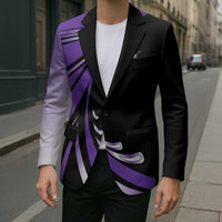 Personalized Purple Winged Golf Ball Blazer Bold Golf Graphic Design - Wonder Print Shop