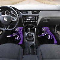 Personalized Purple Winged Golf Ball Car Mats Bold Golf Graphic Design - Wonder Print Shop