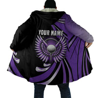 Personalized Purple Winged Golf Ball Cloak Bold Golf Graphic Design - Wonder Print Shop