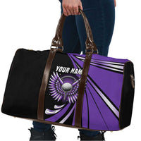 Personalized Purple Winged Golf Ball Travel Bag Bold Golf Graphic Design - Wonder Print Shop