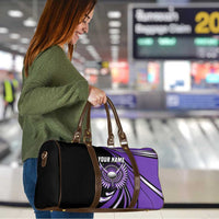 Personalized Purple Winged Golf Ball Travel Bag Bold Golf Graphic Design - Wonder Print Shop