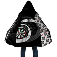 Personalized Black and White Dartboard Cloak Bullseye Target Design for Dart Players - Wonder Print Shop