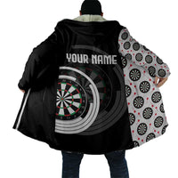 Personalized Black and White Dartboard Cloak Bullseye Target Design for Dart Players - Wonder Print Shop