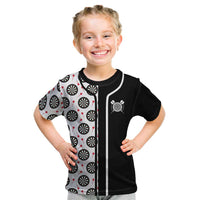 Personalized Black and White Dartboard Kid T Shirt Bullseye Target Design for Dart Players - Wonder Print Shop