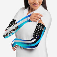 Personalized Blue Flame American Flag Dart Arm Sleeves Patriotic Dartboard Design - Wonder Print Shop