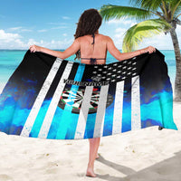 Personalized Blue Flame American Flag Dart Sarong Patriotic Dartboard Design - Wonder Print Shop