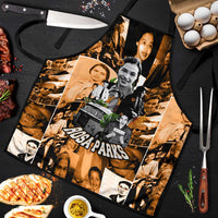 Rosa Parks Apron Sepia Collage Design Civil Rights Icon I Believe There Is Only One Race Quote - Wonder Print Shop