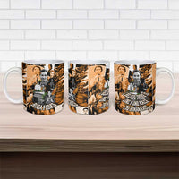 Rosa Parks Ceramic Mug Sepia Collage Design Civil Rights Icon I Believe There Is Only One Race Quote - Wonder Print Shop