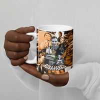 Rosa Parks Ceramic Mug Sepia Collage Design Civil Rights Icon I Believe There Is Only One Race Quote - Wonder Print Shop