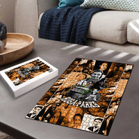 Rosa Parks Puzzle Sepia Collage Design Civil Rights Icon I Believe There Is Only One Race Quote - Wonder Print Shop
