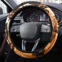 Rosa Parks Steering Wheel Cover Sepia Collage Design Civil Rights Icon I Believe There Is Only One Race Quote - Wonder Print Shop