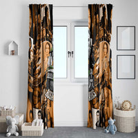 Rosa Parks Window Curtain Sepia Collage Design Civil Rights Icon I Believe There Is Only One Race Quote - Wonder Print Shop