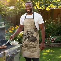 Frederick Douglass Apron Sepia Newspaper Collage Civil Rights March Historic Quote Design - Wonder Print Shop