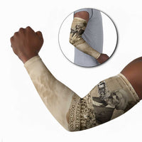 Frederick Douglass Arm Sleeves Sepia Newspaper Collage Civil Rights March Historic Quote Design - Wonder Print Shop