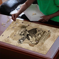 Frederick Douglass Puzzle Sepia Newspaper Collage Civil Rights March Historic Quote Design - Wonder Print Shop