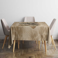 Frederick Douglass Tablecloth Sepia Newspaper Collage Civil Rights March Historic Quote Design - Wonder Print Shop