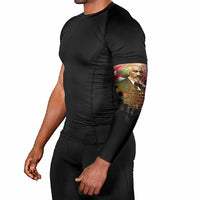 Frederick Douglass Arm Sleeves American Flag Background Powerful Quote Build Strong Children Civil Rights Tribute - Wonder Print Shop