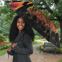 Frederick Douglass Umbrella American Flag Background Powerful Quote Build Strong Children Civil Rights Tribute - Wonder Print Shop
