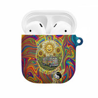 Free Your Mind Peace Love Collective AirPods Case Psychedelic Hippie Vibes