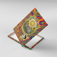 Free Your Mind Peace Love Collective Canvas Wall Art Psychedelic Hippie Vibes