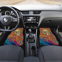 Free Your Mind Peace Love Collective Car Mats Psychedelic Hippie Vibes