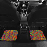 Free Your Mind Peace Love Collective Car Mats Psychedelic Hippie Vibes