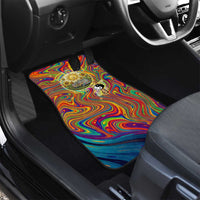 Free Your Mind Peace Love Collective Car Mats Psychedelic Hippie Vibes