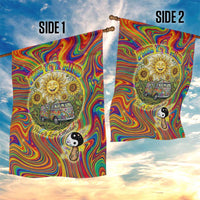 Free Your Mind Peace Love Collective Garden Flag Psychedelic Hippie Vibes