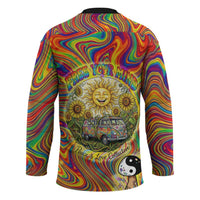Free Your Mind Peace Love Collective Hockey Jersey Psychedelic Hippie Vibes