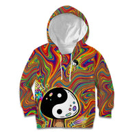 Free Your Mind Peace Love Collective Kid Hoodie Psychedelic Hippie Vibes