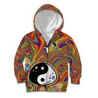 Free Your Mind Peace Love Collective Kid Hoodie Psychedelic Hippie Vibes