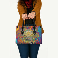 Free Your Mind Peace Love Collective Leather Bag Psychedelic Hippie Vibes