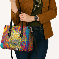 Free Your Mind Peace Love Collective Leather Bag Psychedelic Hippie Vibes