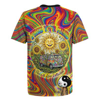 Free Your Mind Peace Love Collective Rugby Jersey Psychedelic Hippie Vibes
