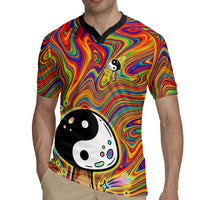 Free Your Mind Peace Love Collective Rugby Jersey Psychedelic Hippie Vibes