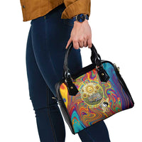 Free Your Mind Peace Love Collective Shoulder Handbag Psychedelic Hippie Vibes