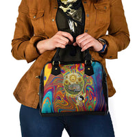 Free Your Mind Peace Love Collective Shoulder Handbag Psychedelic Hippie Vibes