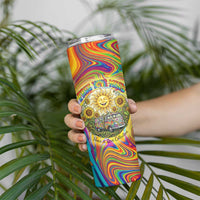 Free Your Mind Peace Love Collective Skinny Tumbler Psychedelic Hippie Vibes