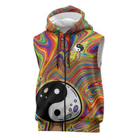 Free Your Mind Peace Love Collective Sleeveless Zip Hoodie Psychedelic Hippie Vibes