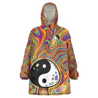 Free Your Mind Peace Love Collective Wearable Blanket Hoodie Psychedelic Hippie Vibes