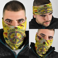 Make Love Not War Neck Gaiter Hippie Flower Power Revolution
