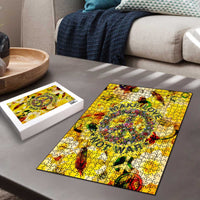 Make Love Not War Puzzle Hippie Flower Power Revolution