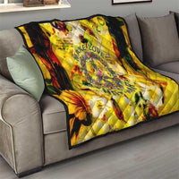 Make Love Not War Quilt Hippie Flower Power Revolution